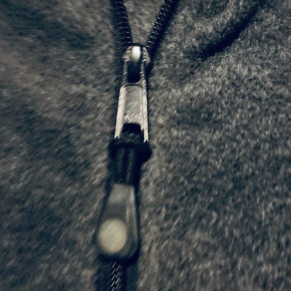 Men’s Gray Columbia Fleece 1/4 Zip Pullover Jacket - Picture 4 of 5